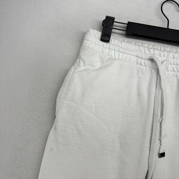Talentless Sweatpants Men's Small White Heavyweight Cuffed Joggers Pockets Terry - Picture 3 of 16